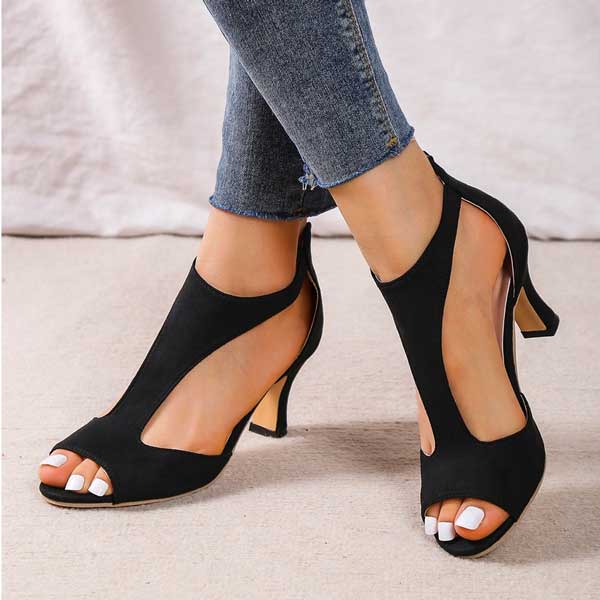 Women's Heeled Sandals with Arch Support – Comfortable Everyday Sandals – Ayleen 9