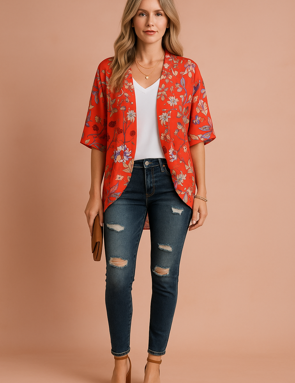 Printed Kimono for Women – Lightweight Breathable Kimono – Amiri 0
