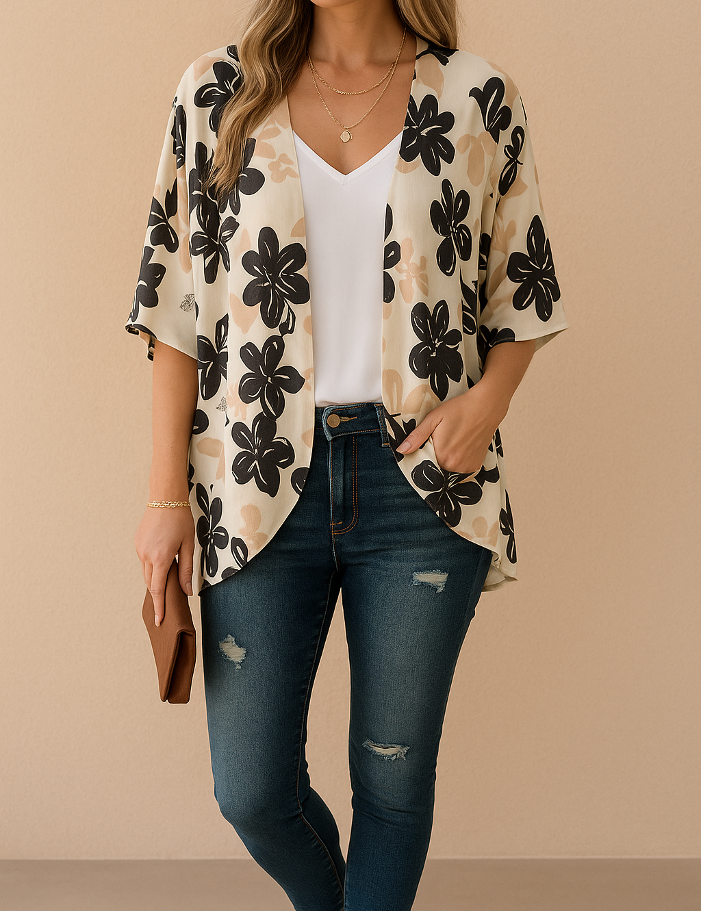 Printed Kimono for Women – Lightweight Breathable Kimono – Amiri 2