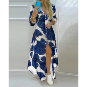 Boho Beach Maxi Dress for Women – Printed A-Line Summer Dress 11