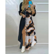 Boho Beach Maxi Dress for Women – Printed A-Line Summer Dress 15