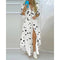 Boho Beach Maxi Dress for Women – Printed A-Line Summer Dress 8