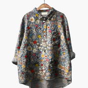 Long-Sleeve Floral Blouse for Women – Summer Blouse for Warm Days 10