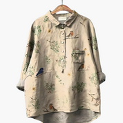 Long-Sleeve Floral Blouse for Women – Summer Blouse for Warm Days 11