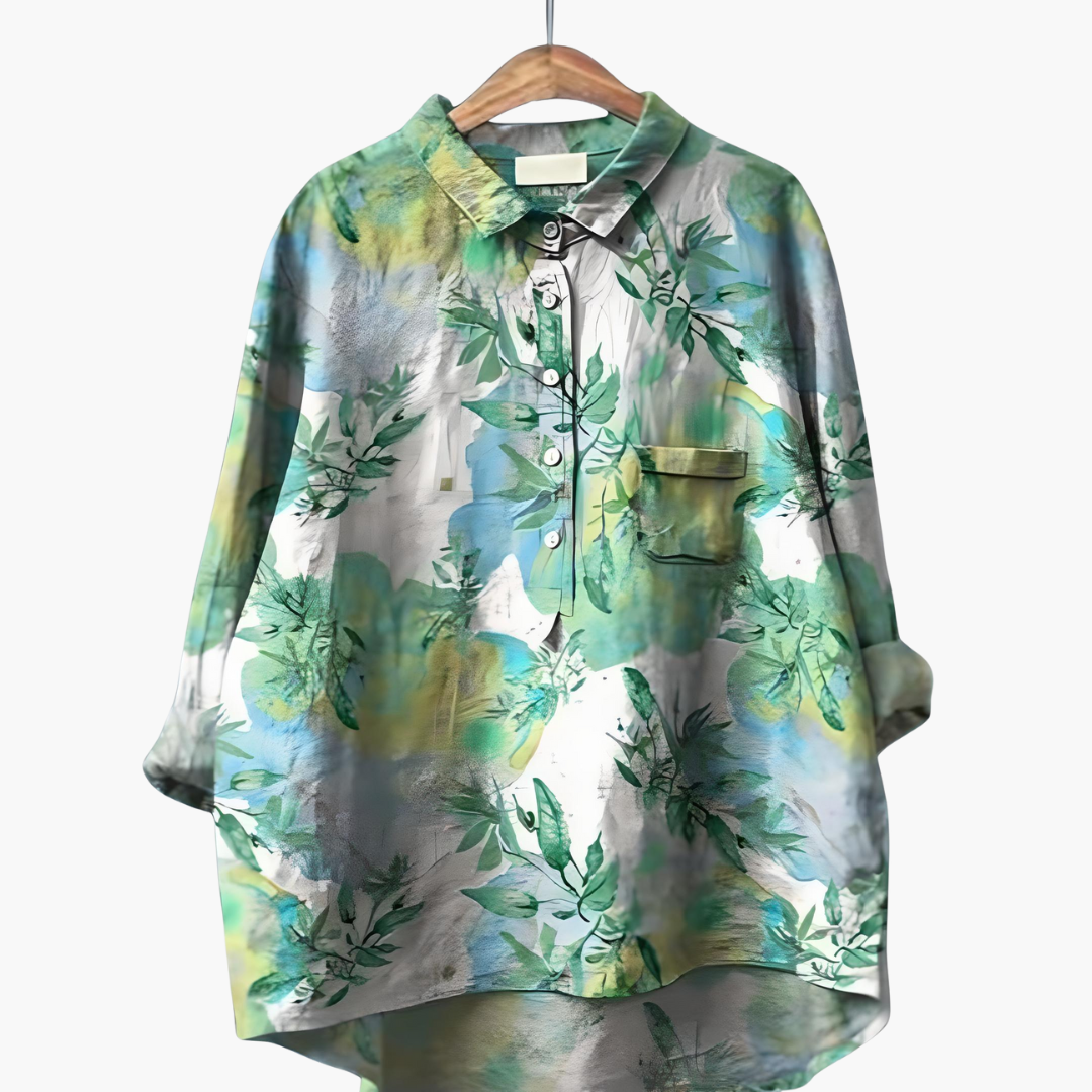 Long-Sleeve Floral Blouse for Women – Summer Blouse for Warm Days 6