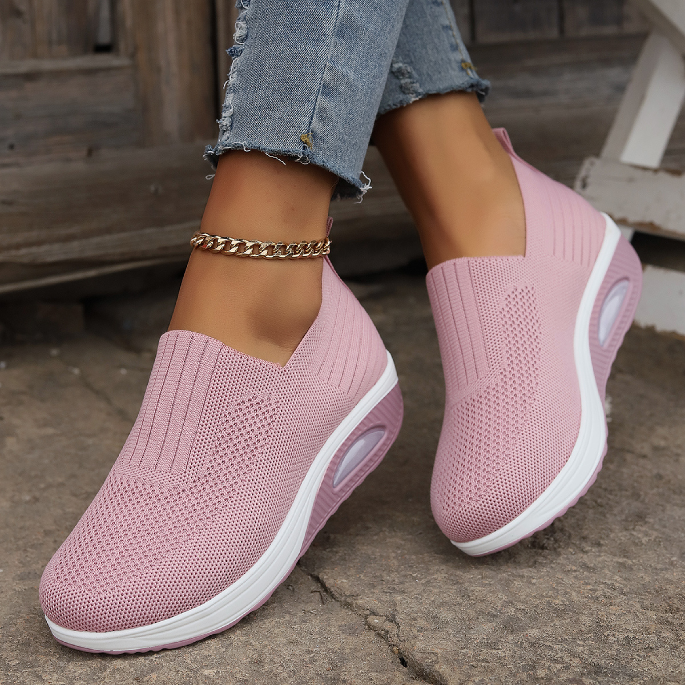 Women's Orthopaedic Shoes – Cushioned Arch-Support Slip-On Everyday Shoes 6