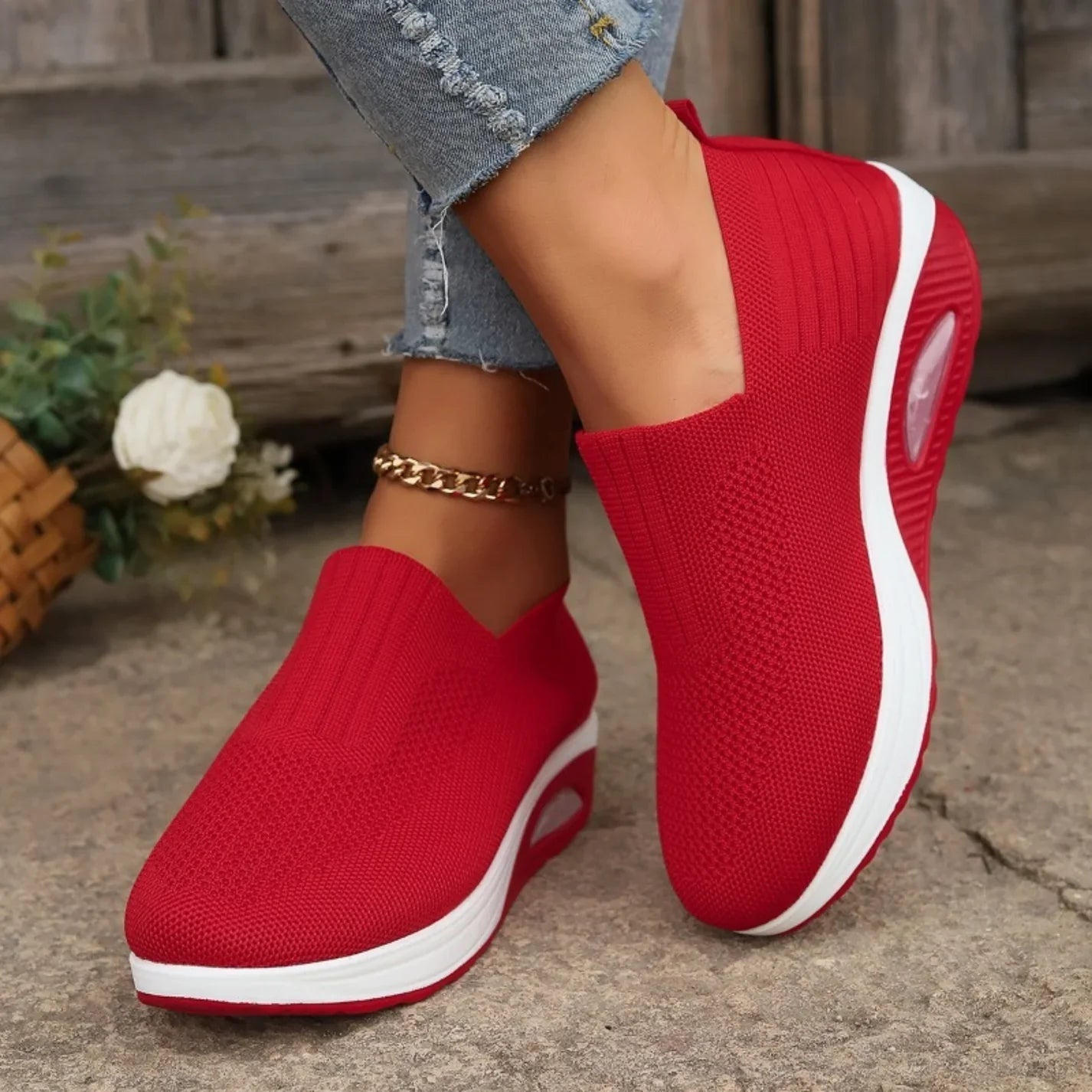 Women's Orthopaedic Shoes – Cushioned Arch-Support Slip-On Everyday Shoes 7
