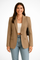 Fitted Black Blazer for Women – Elegant Single-Button Everyday Blazer 1