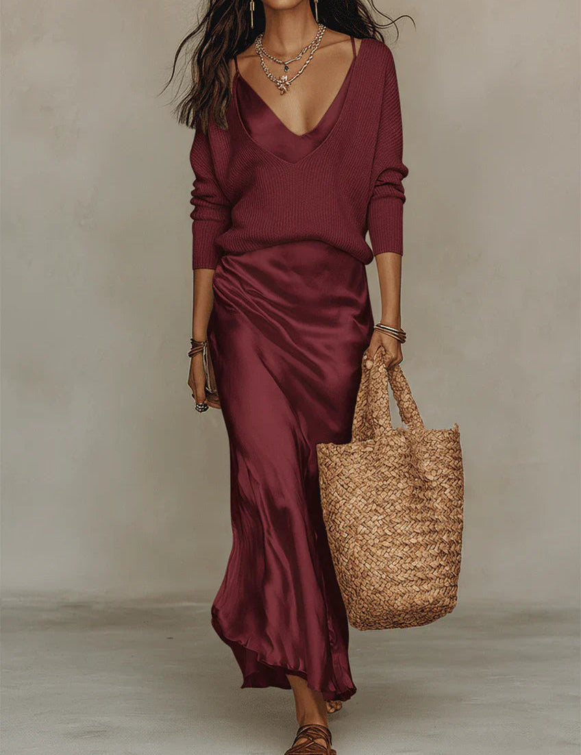 Black Midi Dress for Women – Elegant Luxury-Look Dress for Any Occasion 8