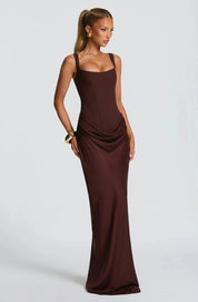 Open-Back Evening Maxi Dress for Women – Elegant Wedding Guest & Occasion Gown 2