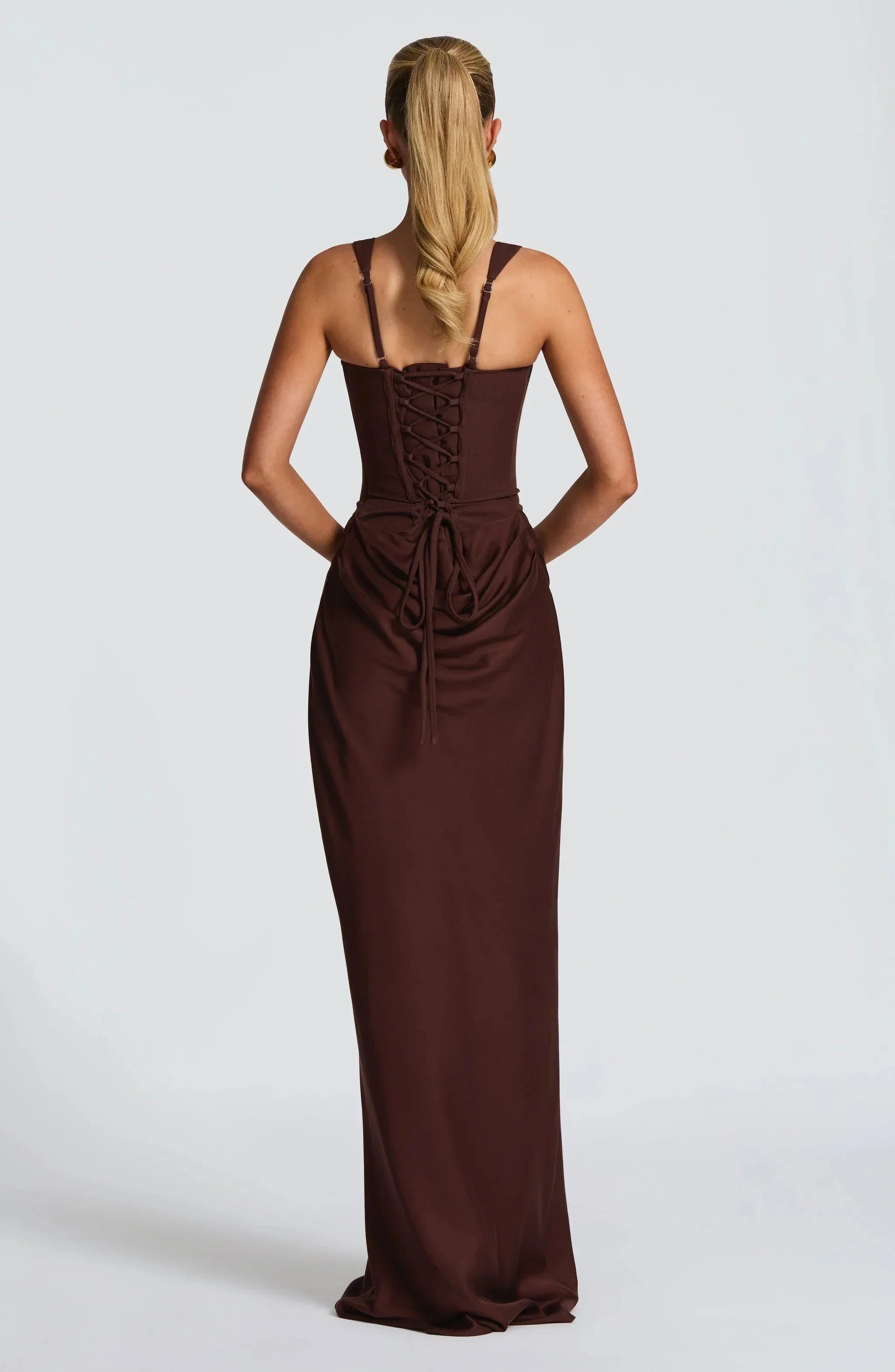 Open-Back Evening Maxi Dress for Women – Elegant Wedding Guest & Occasion Gown 3