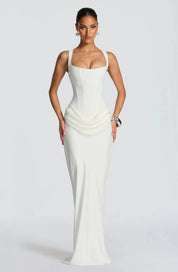 Open-Back Evening Maxi Dress for Women – Elegant Wedding Guest & Occasion Gown 7