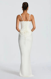 Open-Back Evening Maxi Dress for Women – Elegant Wedding Guest & Occasion Gown 8