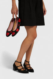 Women's Orthopaedic Heels – Elegant Black Comfort Heels, 4cm 4
