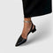 Black Orthopaedic Heels for Women – Arch-Support Elegant Court Shoes 0