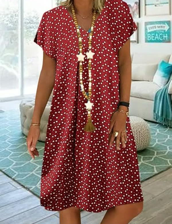 Red Summer Dress for Women – Stylish & Floaty Dress for Warm Days 1