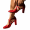 Block-Heel Court Shoes for Women with Adjustable Strap – Elegant Comfortable Heels 2