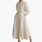 Button-Front Maxi Shirt Dress for Women – Elegant Waisted Dress for Any Occasion 0
