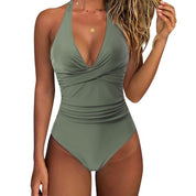 Push-Up High-Waisted Swimsuit for Women – Elegant Stylish Bathing Suit 1
