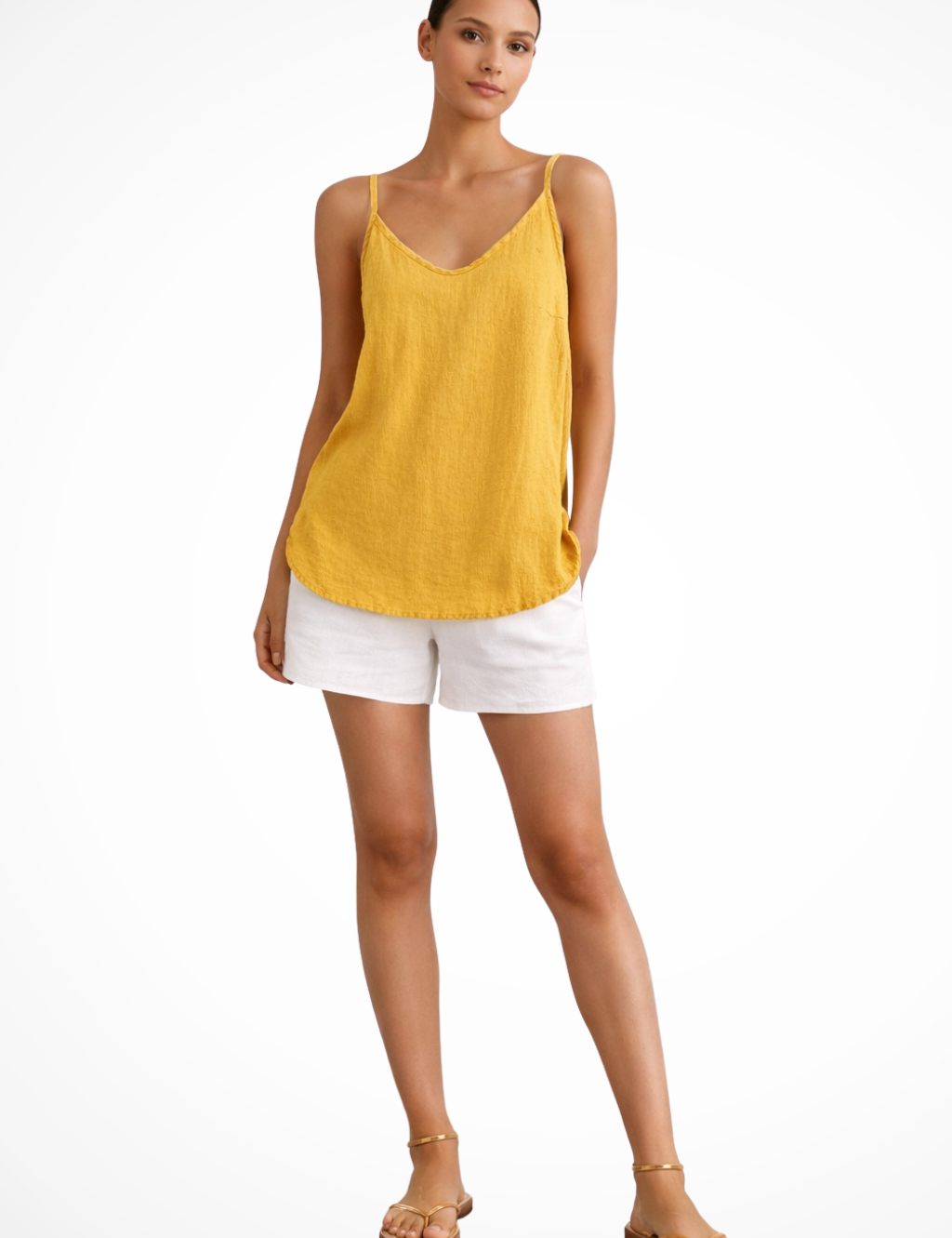 Spaghetti Strap Top for Women – Lightweight Breathable Cami Top 2