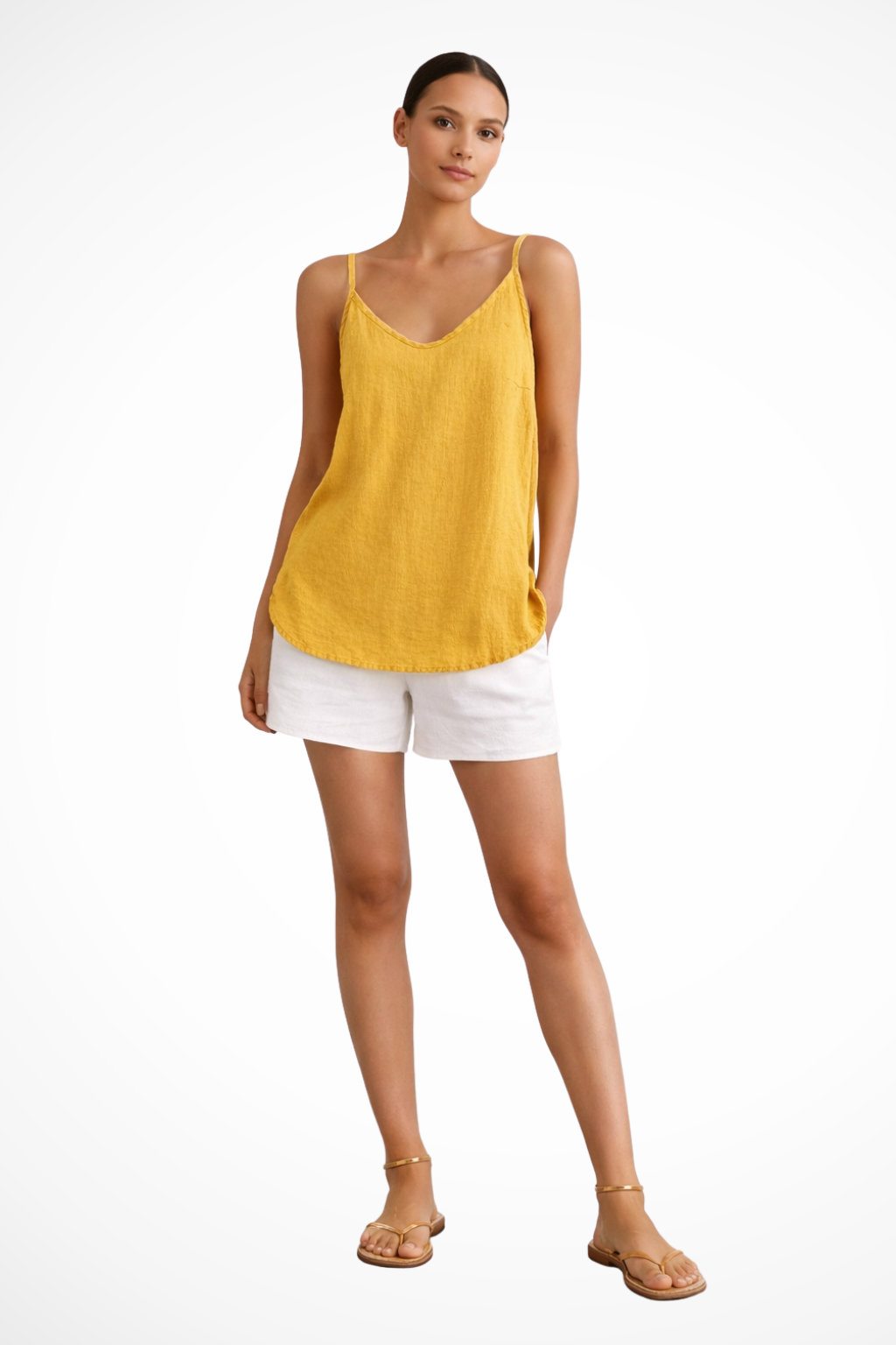 Spaghetti Strap Top for Women – Lightweight Breathable Cami Top 2