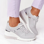 Women's Orthopaedic Wedge Trainers – Comfortable Platform Trainers 1