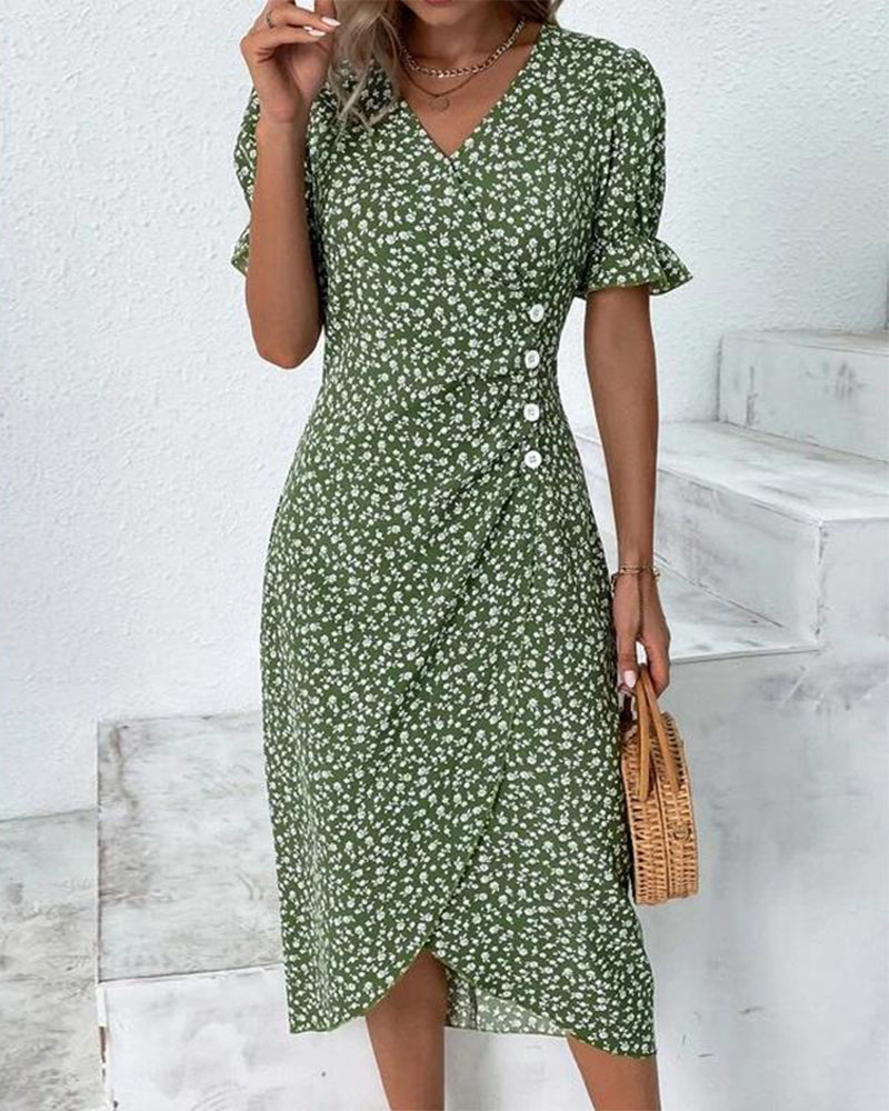 V-Neck Maxi Dress for Women – Stylish & Comfortable Summer Dress 0
