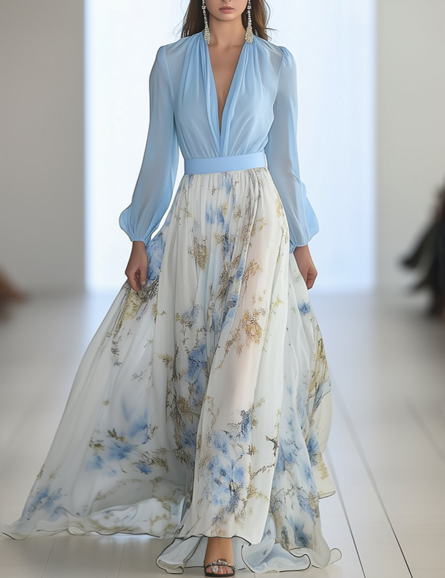 Floral Maxi Dress for Women – Elegant & Comfortable Summer Dress 0
