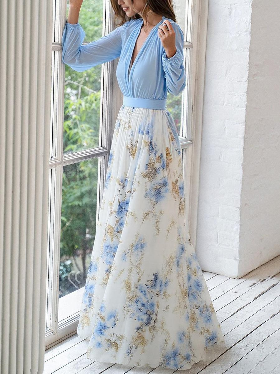 Floral Maxi Dress for Women – Elegant & Comfortable Summer Dress 1