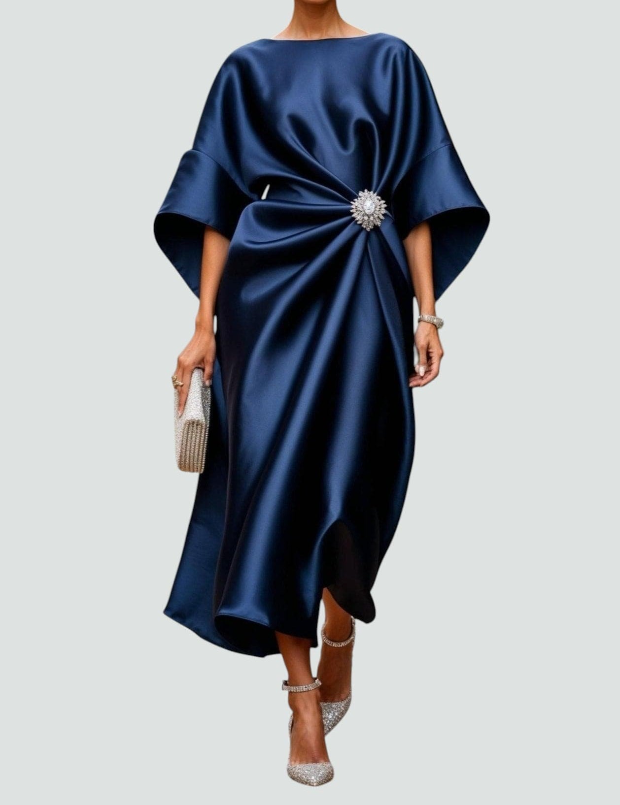 Long Wedding Guest Dress for Women – Elegant Evening Dress for Special Occasions 0