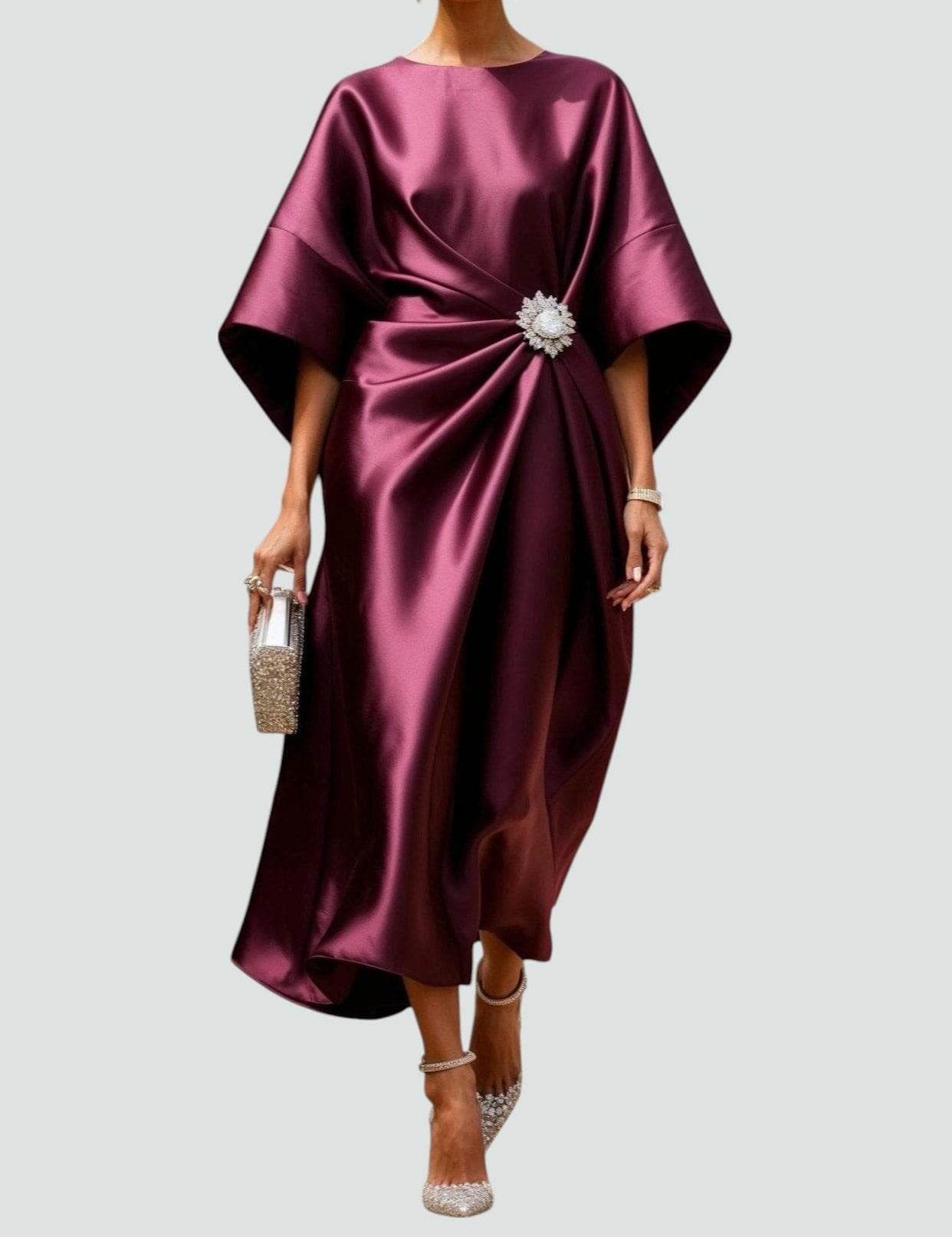 Long Wedding Guest Dress for Women – Elegant Evening Dress for Special Occasions 1