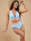 Belted High-Waisted Bikini for Women – Two-Piece Summer Swimwear 5
