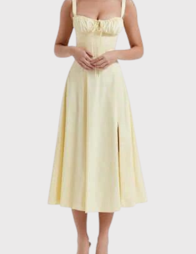Corset Midi Dress for Women – Fitted Summer Occasion Dress – Eilish 5