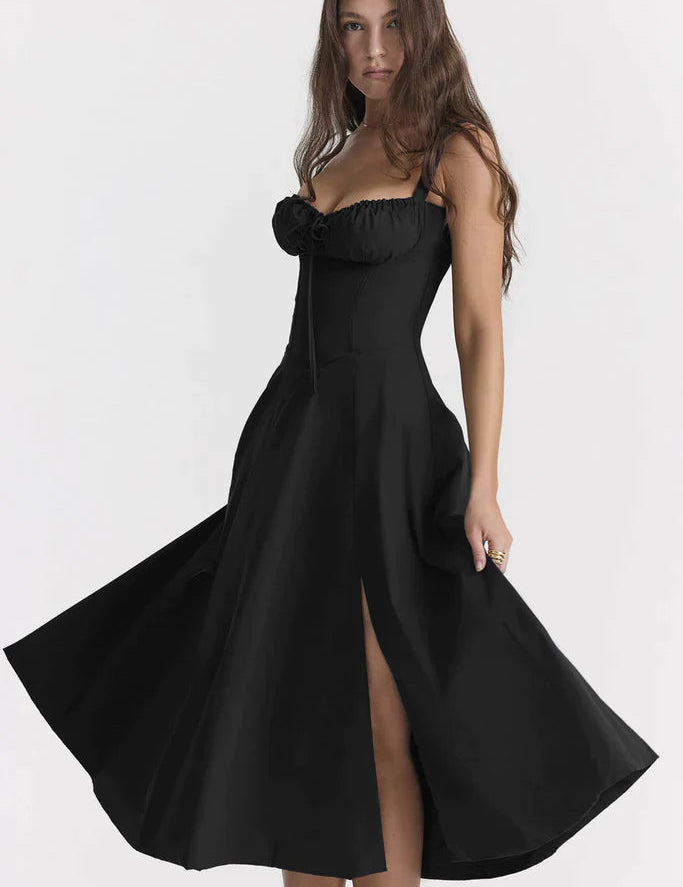 Corset Midi Dress for Women – Fitted Summer Occasion Dress – Eilish 7