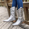 Western Cowboy Boots for Women – Retro-Style Ankle Boots – Evelyn 11