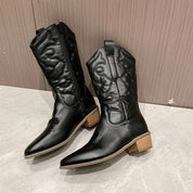 Western Cowboy Boots for Women – Retro-Style Ankle Boots – Evelyn 2