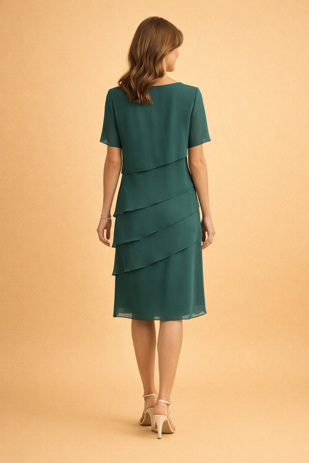 Chiffon Dress for Women – Elegant Relaxed Occasion Dress – Chelsea