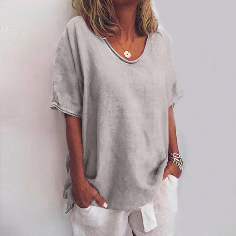 Relaxed Summer Blouse for Women – Comfortable & Stylish Top for Any Occasion 0