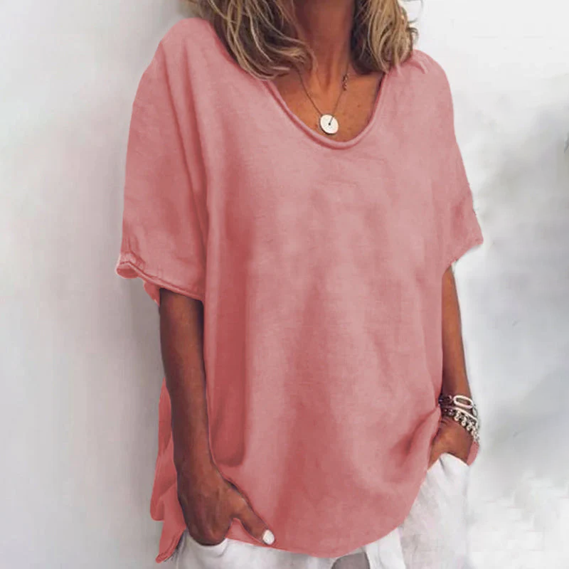 Relaxed Summer Blouse for Women – Comfortable & Stylish Top for Any Occasion 1