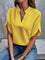 Long-Sleeve V-Neck Blouse for Women – Elegant Smart Blouse for Trousers 2