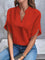 Long-Sleeve V-Neck Blouse for Women – Elegant Smart Blouse for Trousers 4