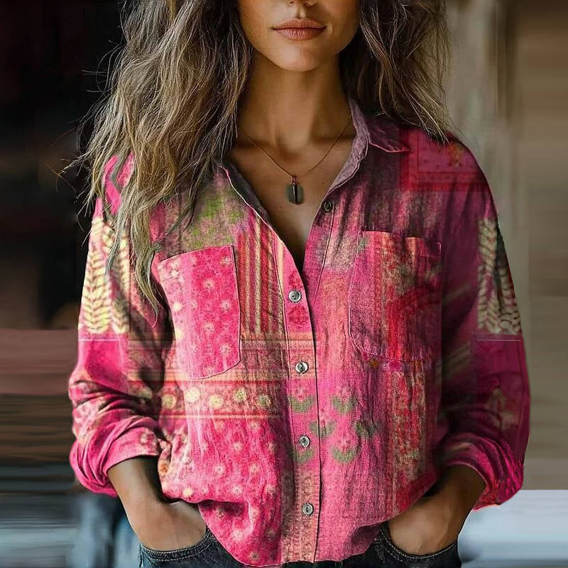 Boho Blouse for Women – Vintage-Style Light Summer Blouse 3