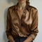 Long-Sleeve Collared Blouse for Women – Elegant Shirt Blouse for Any Occasion 3