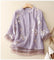 Long-Sleeve Blouse for Women with Floral Accents – Elegant Top for Any Occasion 5