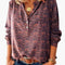 Long-Sleeve Vintage-Style Blouse for Women – Collared Button-Up Blouse 2