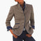 Black Collared Blazer for Women – Elegant Button-Up Blazer for Any Occasion 0