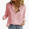 Long-Sleeve Floral Shirt for Women – Elegant Versatile Blouse 4