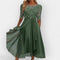 A-Line Midi Dress for Women – Elegant Wedding Guest & Summer Party Dress 1
