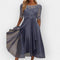 A-Line Midi Dress for Women – Elegant Wedding Guest & Summer Party Dress 2