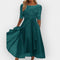 A-Line Midi Dress for Women – Elegant Wedding Guest & Summer Party Dress 7